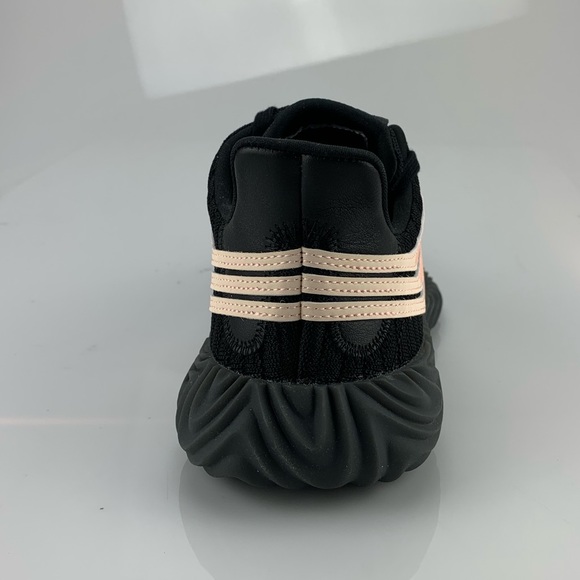 Adidas Sobakov Core Black Chalk Coral Sneakers New - Picture 4 of 7